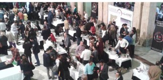 DO La Mancha une vinos y Quijote, con éxito, en «Cervanvino»