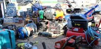 Desarticulada una organización especializada en robos en explotaciones agrícolas y ganaderas