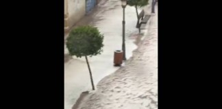 Granizada viernes 13 mayo 2016 en Alcázar de San Juan