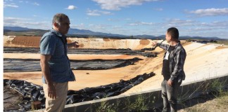 Podemos denuncia el abandono de la balsa de regadío de Cogolludo