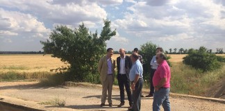 Los regantes de Peñarroya piden ayudas para mejoras al Gobierno regional