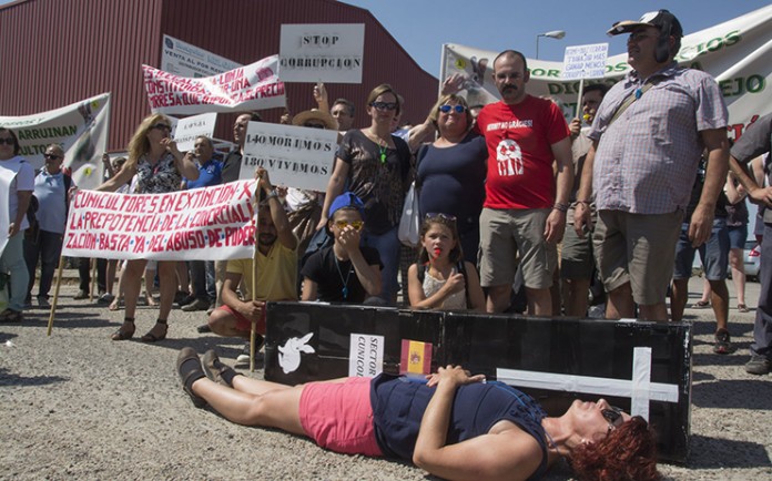cunicultores protesta