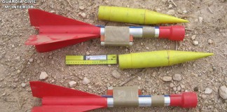 La Guardia Civil desactiva nuevos cohetes anti tormentas