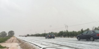 El granizo daña el viñedo de Castilla-La Mancha