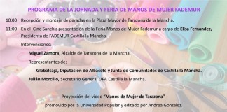 La Feria de Artesanía ‘Manos de Mujer’ llega a Tarazona (Albacete)