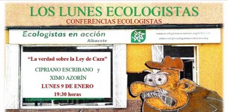 Ecologistas en Acción hablarán sobre “Verdad sobre la ley de Caza”