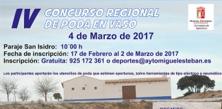 Abierto plazo de inscripción para concurso regional podadores de Miguel Esteban