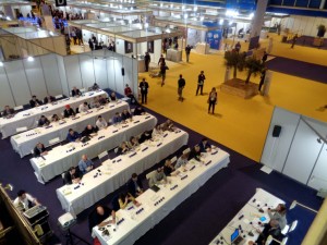 Zona de cata y feria