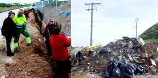 Valdepeñas recupera medioambientalmente la antigua escombrera del paraje de Pozo Bueno