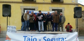 Manifiesto en contra trasvase Tajo-Segura y recuperación Entrepeñas y Buendía. Asociación de Municipios Ribereños
