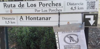 Cazadores prohíben usar una ruta senderista pública de Cabañeros