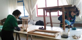 AMFAR clausura curso de Restauración de Muebles en Calzada de Calatrava