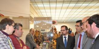 Caballero destaca en Fersama el compromiso de Diputación con sector agroalimentario