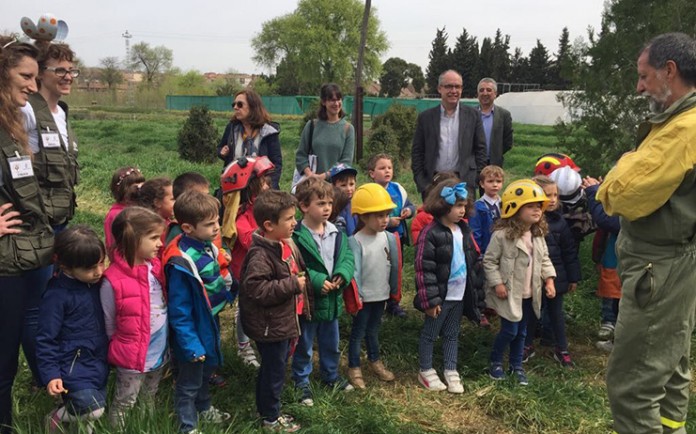 huerto niños