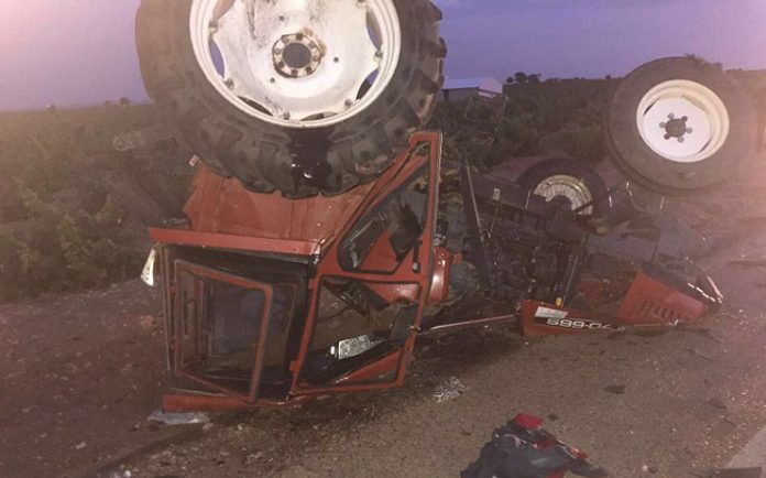 accidente tracto 1 accidente tractor
