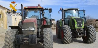 Detenidos en Albacete por robar dos tractores e intentar venderlos