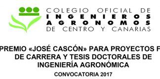 Convocado Premio proyectos Fin de Carrera y Tesis Doctorales de Ingeniería Agronómica