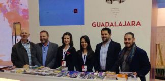 Representación de Diputación de Guadalajara en la inauguración de FITUR