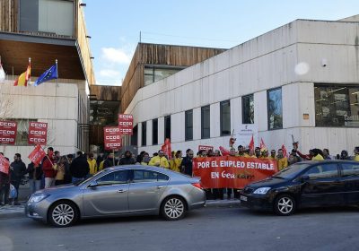 CCOO se concentra en Geacam para reclamar estabilidad en el empleo