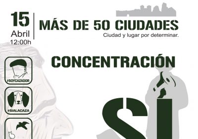 Cazadores de toda España se movilizarán en 50 ciudades