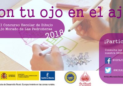 Ajo Morado de Las Pedroñeras convoca III Concurso Escolar de Dibujo