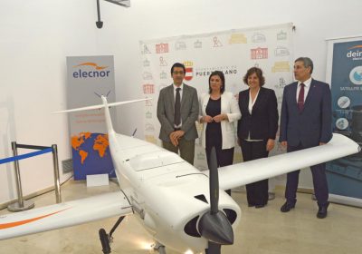 El primer dron diseñado y fabricado en Puertollano tiene aplicaciones agrícolas
