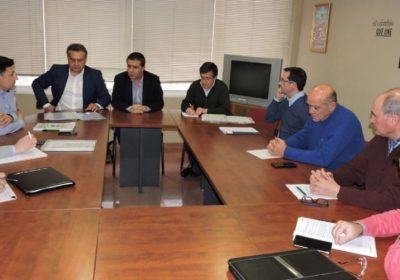 Encuentro de miembros del PSOE con organizaciones de regantes de Albacete