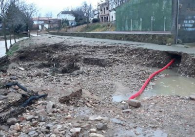 Diputación Guadalajara restituye desperfectos causados por temporal en arroyo Valdenuño Fernández