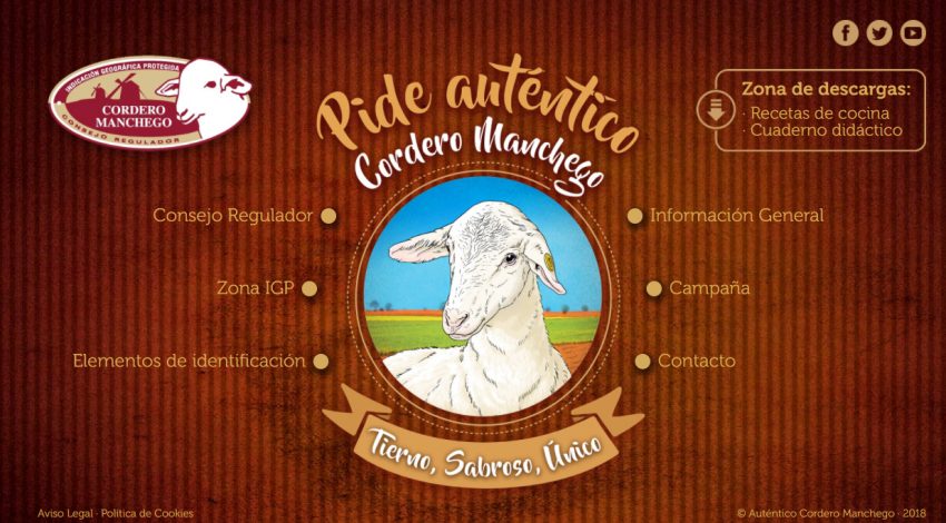 El Cordero Manchego, “tierno, sabroso, único”