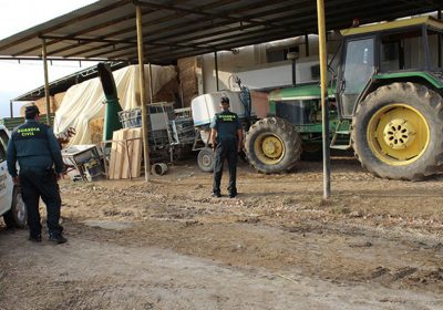 37 robos al día en explotaciones agrícolas y ganaderas