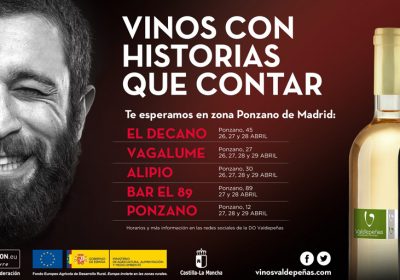 DO Valdepeñas se promociona en zona de moda para tomar vinos