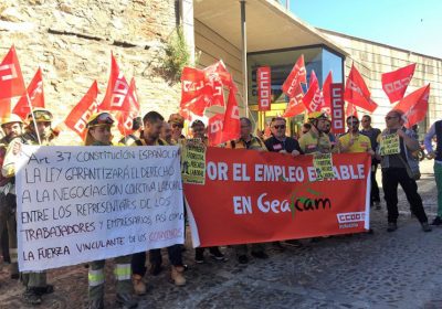 El comité de huelga de CCOO convoca nuevas movilizaciones en GEACAM