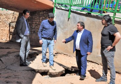 Diputación Ciudad Real pondrá medios para solventar daños por tromba agua en Carrizosa