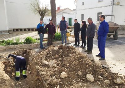 Diputación Guadalajara renueva red de abastecimiento de varias calles de Gajanejos