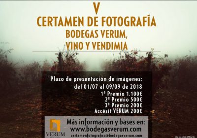 Bodegas Verum convoca su V Certamen de Fotografia ‘Vino y Vendimia’