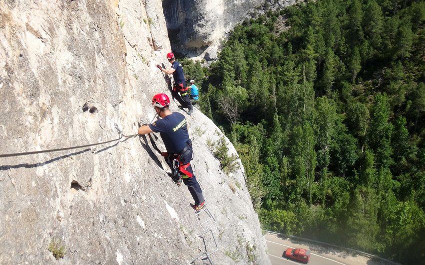 ParedLateralViaFerrataFuertescusa