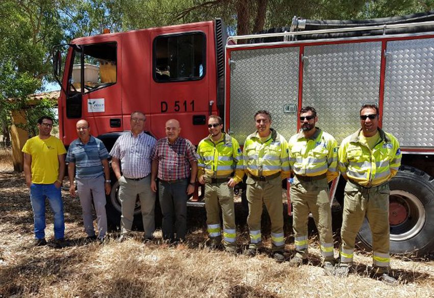 Visita al retén de Oropesa