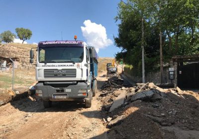 La Diputación de Guadalajara trabaja en los desperfectos de las tormentas