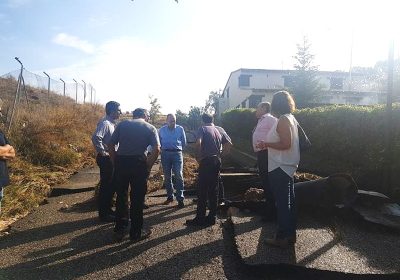 Presidente de Diputación Guadalajara visita los pueblos afectados por el temporal