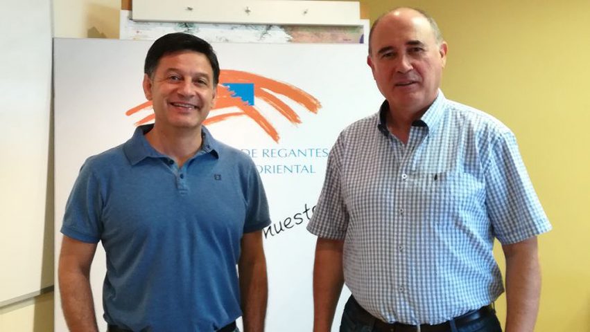 Morcillo y Herminio regantes mancha oriental