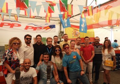 Nuevas Generaciones Castilla-La Mancha, en Fiestas de la Sementera de Torrijos