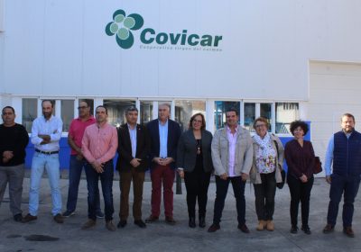 Visita la ampliación de la cooperativa Covicar, de Almodóvar del Campo