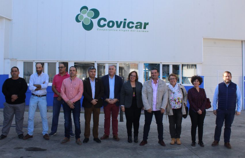 Carmen Olmedo visita Covicar