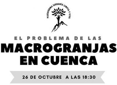 Jornada informativa sobre macrogranjas porcinas, en Cuenca