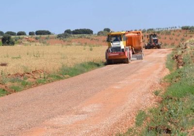 Casi terminado el arreglo del camino más afectado por inundaciones Carrizosa
