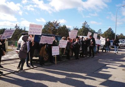 Pueblos Vivos Cuenca protesta contra quienes apoyan la ganadería industrial