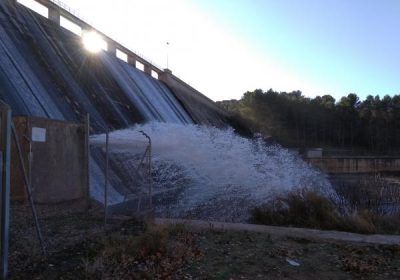 El pantano de Peñarroya alivia 2,12 metros cúbicos de agua por segundo