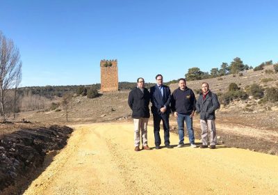 Diputación Cuenca acondiciona el camino de acceso a la Torre Barrachina