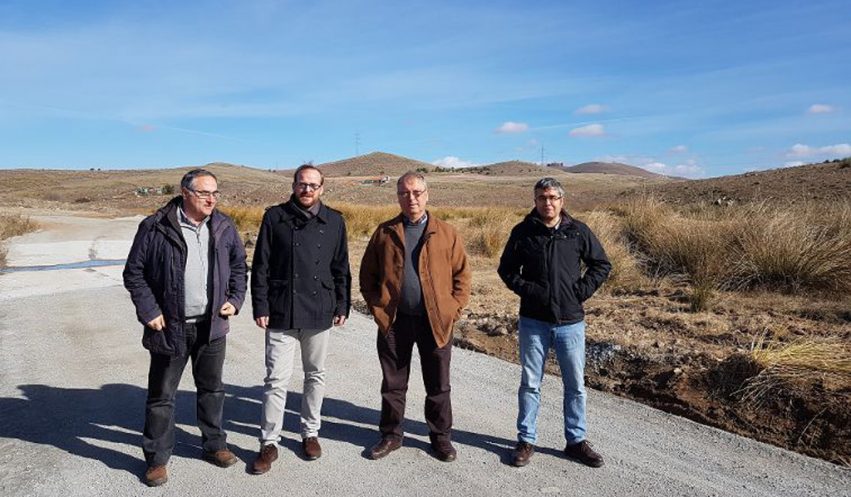 Recepción caminos rurales en Villaminaya