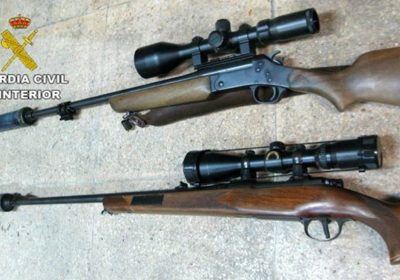 Detenido cerca de cotos caza Anchuras por tenencia ilícita de armas